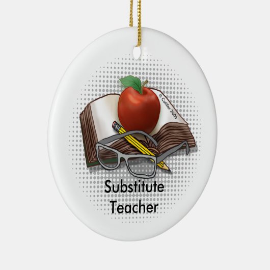 Mijn vervangende leraar Ornament (Rechts)