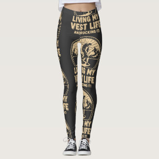 Mijn vestleven leven en er flink tegenaan gaan! leggings