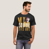 Mijn vierkant eet grappige dieren - t-shirt (Voorkant volledig)
