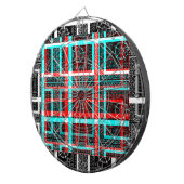 Mijn vierkant Maze-ontwerp Dartbord (Voorkant Rechts)