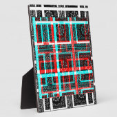 Mijn vierkant Maze-ontwerp Fotoplaat (Zijkant)