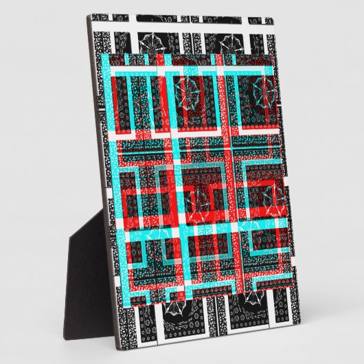 Mijn vierkant Maze-ontwerp Fotoplaat (Zijkant)