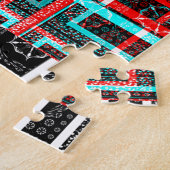 Mijn vierkant Maze-ontwerp Legpuzzel (Zijkant)