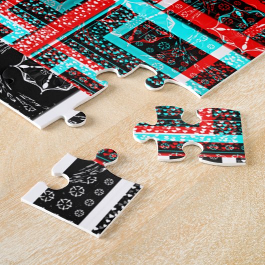 Mijn vierkant Maze-ontwerp Legpuzzel (Zijkant)