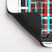 Mijn vierkant Maze-ontwerp Muismat (Hoek)