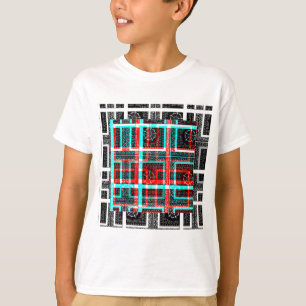 Mijn vierkant Maze-ontwerp T-shirt