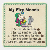 Mijn Vijf Moods Sticker (Voorkant)