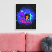 Mijn vijfde verjaardag Zeemeermaid Canvas Afdruk (Insitu (Woonkamer))