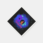 Mijn vijfde verjaardag Zeemeermaid Servet (Hoek)