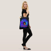 Mijn vijfde verjaardag Zeemeermaid Tote Bag (Op model)
