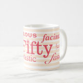 Mijn vijftig Fabultieme vriend (Mok) Koffiemok (Voorkant rechts)
