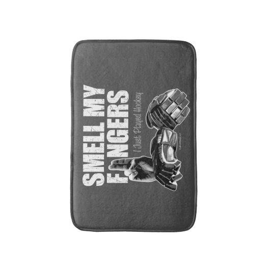 Mijn vingers ruiken (hockey) badmat (Voorkant Verticaal)