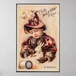 Mijn vintage kaart poster