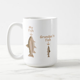 Mijn vis Grootpa's vis Koffiemok