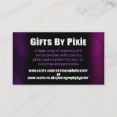 mijn visitekaartjes (Achterkant)