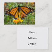 Mijn visitekaartjes van de Monarch Butterfly (Voorkant / Achterkant)