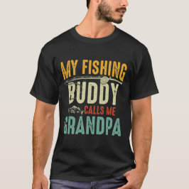 Mijn vismaat noemt me opa t-shirt