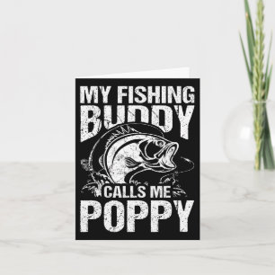 Mijn vismaat noemt me Poppy Vaderdag Vis Kaart