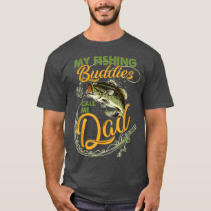 Mijn Vissen boeddies noemen me pap vaderdag verjaa T-shirt