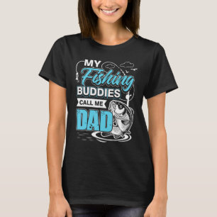 Mijn visvrienden noemen me papa verjaardag Vaderda T-shirt