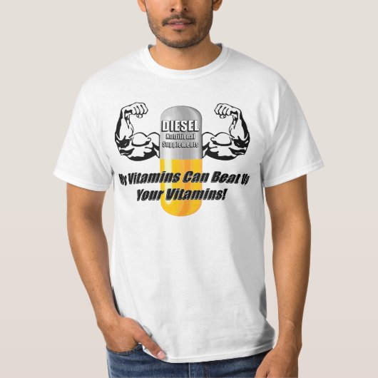 Mijn vitaminen t-shirt (Voorkant)