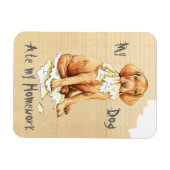 Mijn Vizsla Ate mijn thuiswerk Magneet (Horizontaal)