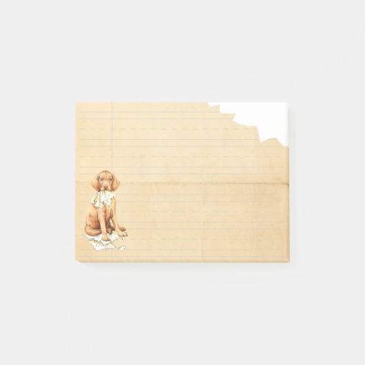 Mijn Vizsla Ate mijn thuiswerk Post-it® Notes (Voorkant)