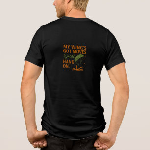 Mijn vleugel heeft bewegingen Tri-Blend shirt