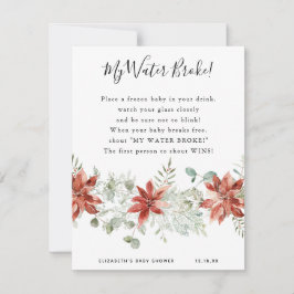 Mijn vliezen braken | Baby Shower Spel