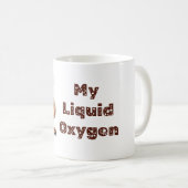 Mijn vloeibare zuurstof koffie Mok (Voorkant rechts)