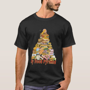 Mijn voedselpiramide ~ Brok Food Snacks T-shirt