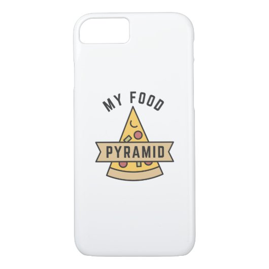 Mijn voedselpiramide Case-Mate iPhone case (Achterkant)