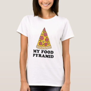 Mijn voedselpiramide t-shirt