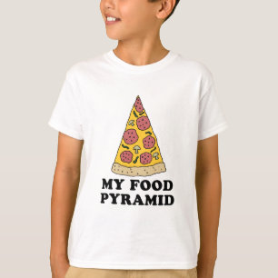 Mijn voedselpiramide t-shirt