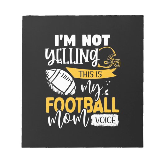 Mijn voetbalmoederstem notitieblok (Voorkant)