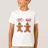 Mijn voethots Funny Gingerbrood Kerstmis T-shirt (Voorkant)