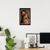 Mijn vogel en ik poster (Thuiskantoor)