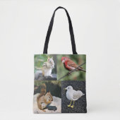 Mijn vogels en Furry Friends Tote Bag (Voorkant)