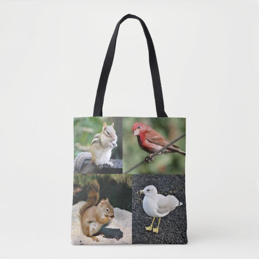 Mijn vogels en Furry Friends Tote Bag (Voorkant)