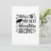 Mijn volgende avontuur begint met Afstuderen Kaart (Staand voorkant)