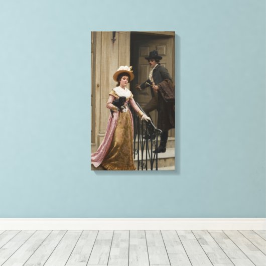 Mijn volgende-deurbuur (het Vlikken paar) (Schoonh Canvas Afdruk (Insitu (Houten vloer))