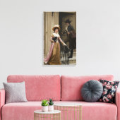 Mijn volgende-deurbuur (het Vlikken paar) (Schoonh Canvas Afdruk (Insitu (Woonkamer))