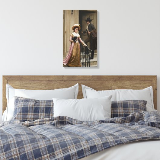 Mijn volgende-deurbuur (het Vlikken paar) (Schoonh Canvas Afdruk (Insitu (Slaapkamer))