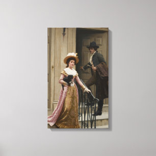 Mijn volgende-deurbuur (het Vlikken paar) (Schoonh Canvas Afdruk