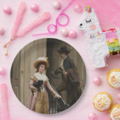 Mijn volgende-deurbuur (het Vlikken paar) (Schoonh Papieren Bordje (Feest)