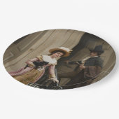 Mijn volgende-deurbuur (het Vlikken paar) (Schoonh Papieren Bordje (Gekanteld)