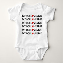 MIJN VOLGENDE HOORT ME - RED HEART Baby Bodysuit