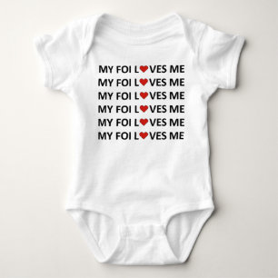 MIJN VOLGENDE HOORT ME - RED HEART Baby Bodysuit 