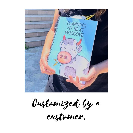 Mijn volgende stap plannen..  Koe Notitieboek