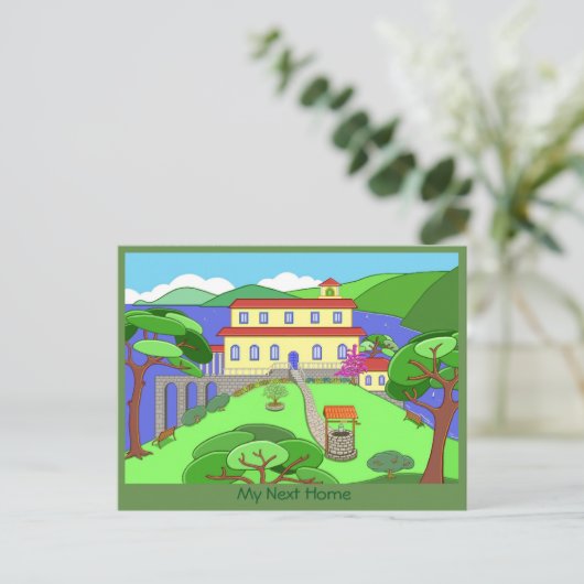 Mijn volgende startpunt briefkaart (Staand voorkant)